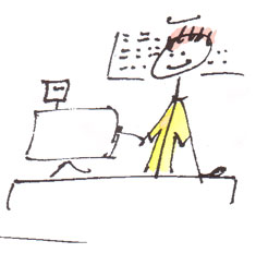 Image of Mini-Mart cashier